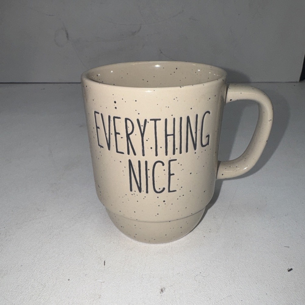 Boston Warehouse Trading Corp Coffee Cup/Mug, "Everthing Nice" 14 fl oz